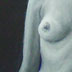 Karolina. Winter nude, oil, acrylic on 100x120cm cotton canvas, Timis 2010.
