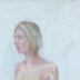Akt w basenie, olej, 30x60 cm bawe�na // Nude at the swimming-pool, oil on 30x60 cm cotton canvas